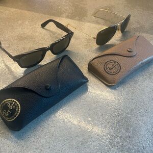Rayban‘s polarized lenses classic Wayfarer and aviator frames